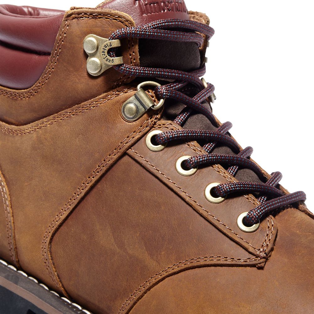 Bocanci De Drumeție Timberland Barbati Maro - Redwood Falls Waterproof Mid - Romania - KHFWXV847